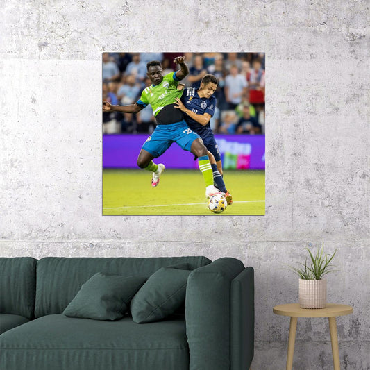 Yeimar Gomez Andrade Seattle USA Soccer Poster Famous Football Superstar Motivational Sports Print - xonomax