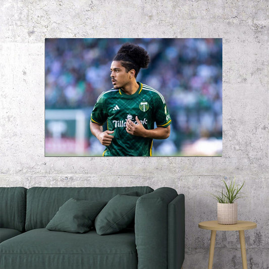 Evander USA Soccer Poster Famous Football Superstar Motivational Sports Print - xonomax