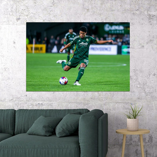 Evander USA Soccer Poster Famous Football Superstar Motivational Sports Print - xonomax