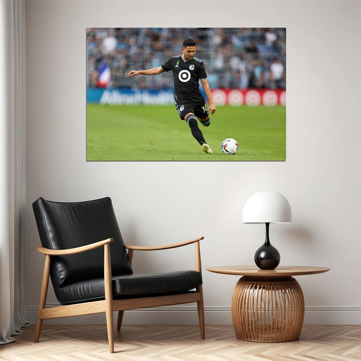 Emanuel Reynoso USA Soccer Poster Famous Football Superstar Motivational Sports Print - xonomax