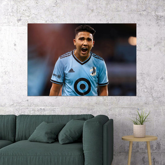 Emanuel Reynoso USA Soccer Poster Famous Football Superstar Motivational Sports Print - xonomax