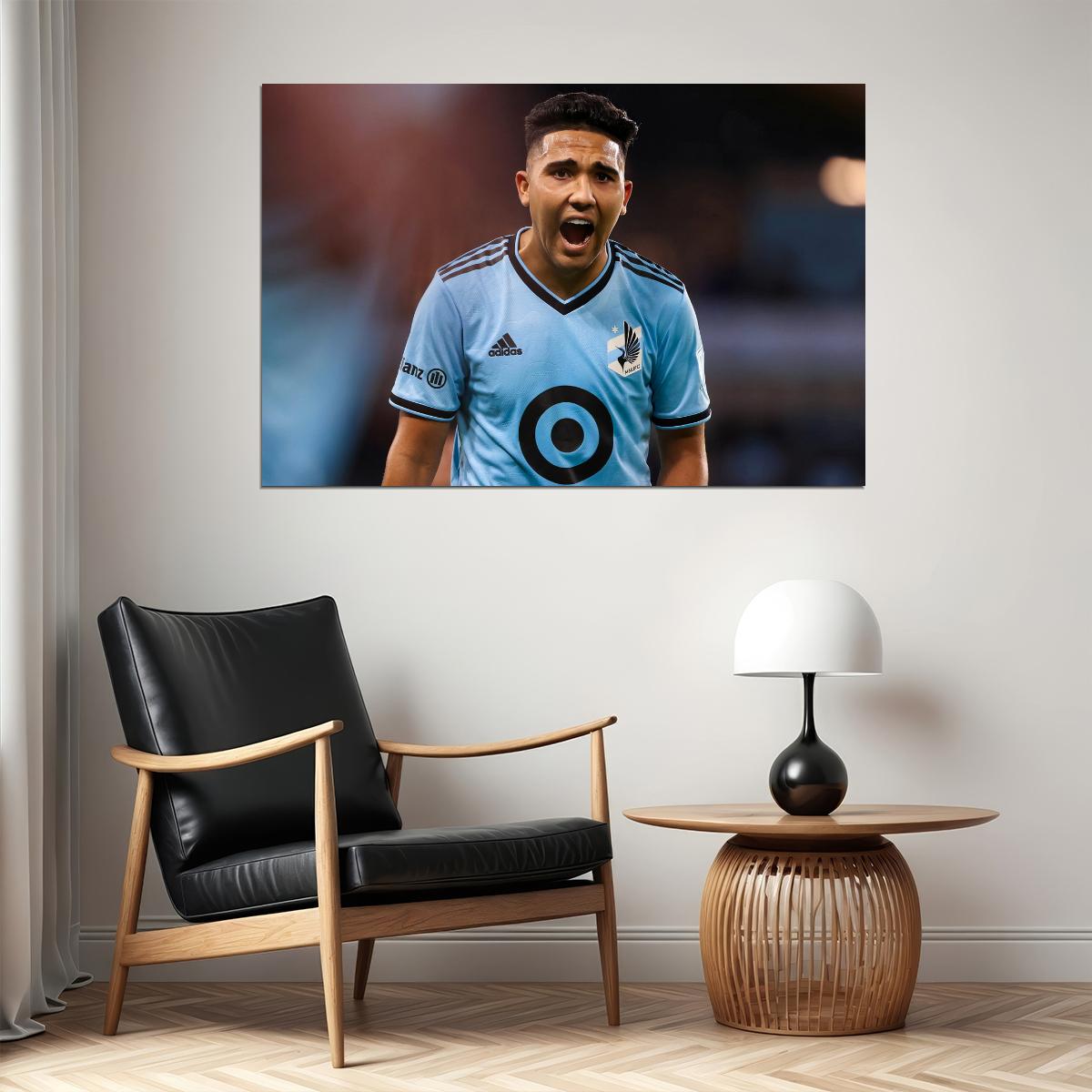 Emanuel Reynoso USA Soccer Poster Famous Football Superstar Motivational Sports Print - xonomax