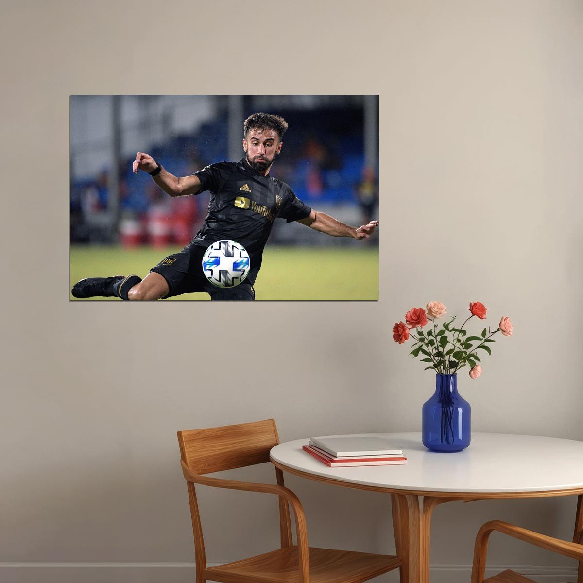 Diego Rossi USA Soccer Poster Famous Football Superstar Motivational Sports Print