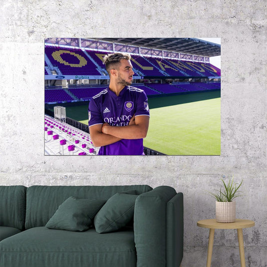 Martin Ojeda USA Soccer Poster Famous Football Superstar Motivational Sports Print - xonomax