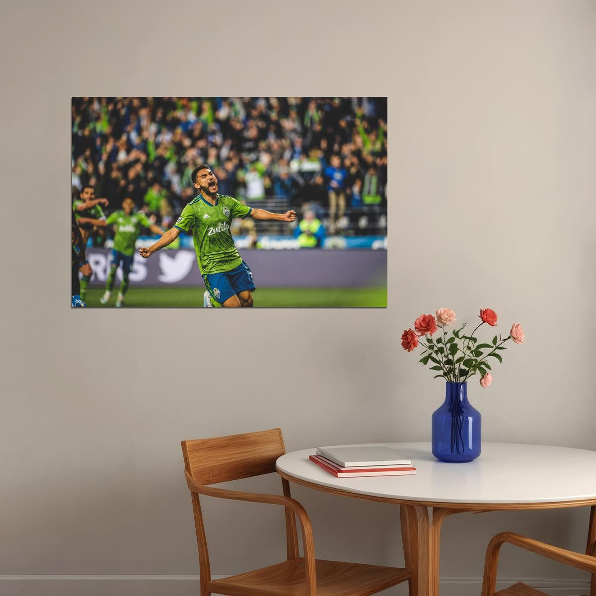 Cristian Roldan USA Soccer Poster Famous Football Superstar Motivational Sports Print