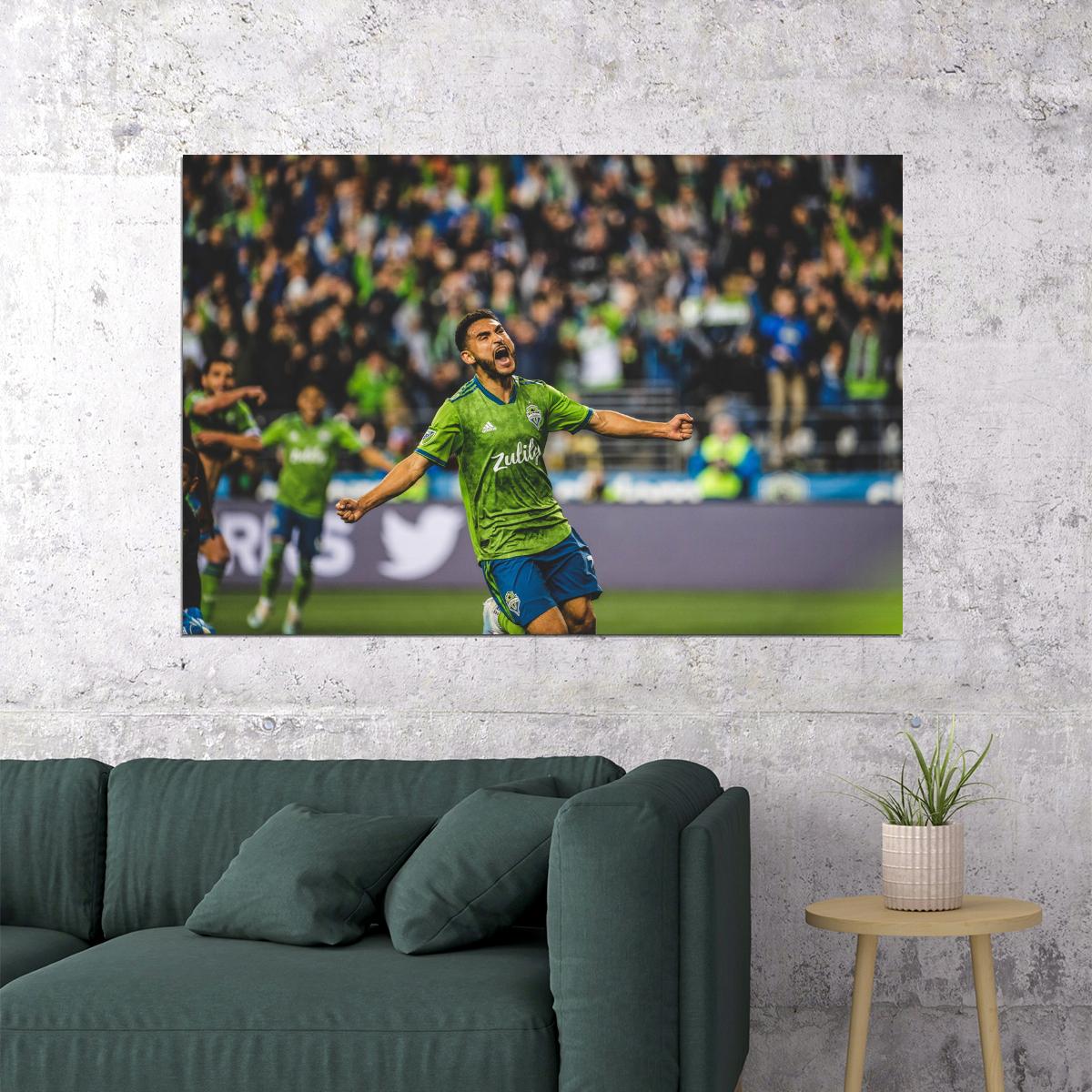 Cristian Roldan USA Soccer Poster Famous Football Superstar Motivational Sports Print