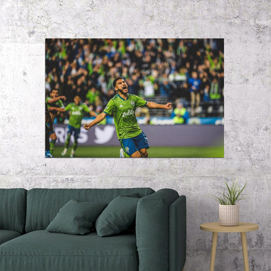 Cristian Roldan USA Soccer Poster Famous Football Superstar Motivational Sports Print - xonomax