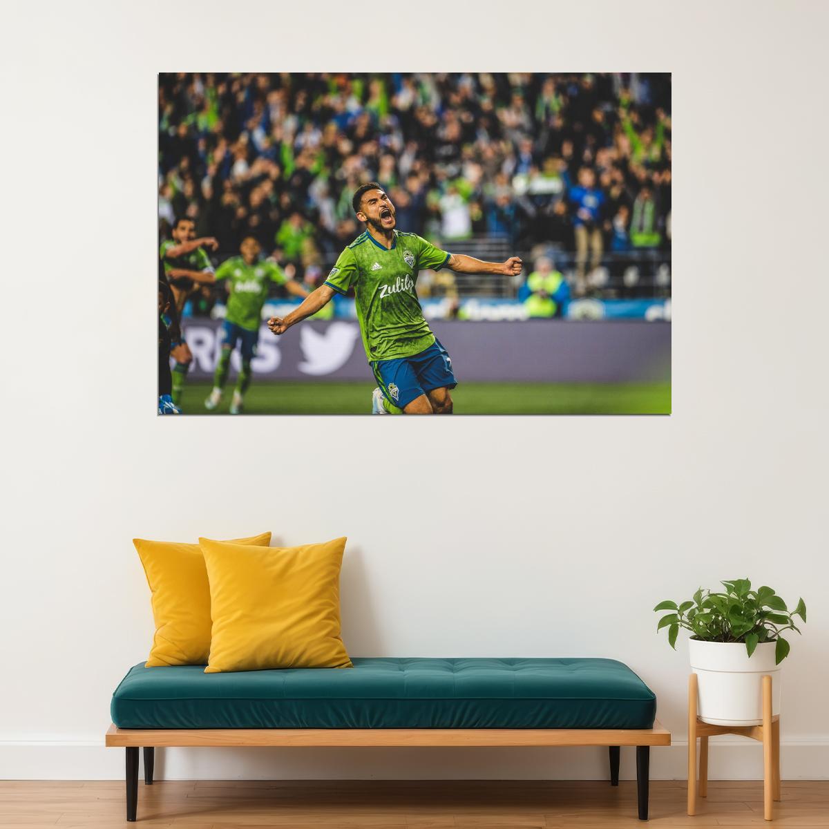 Cristian Roldan USA Soccer Poster Famous Football Superstar Motivational Sports Print