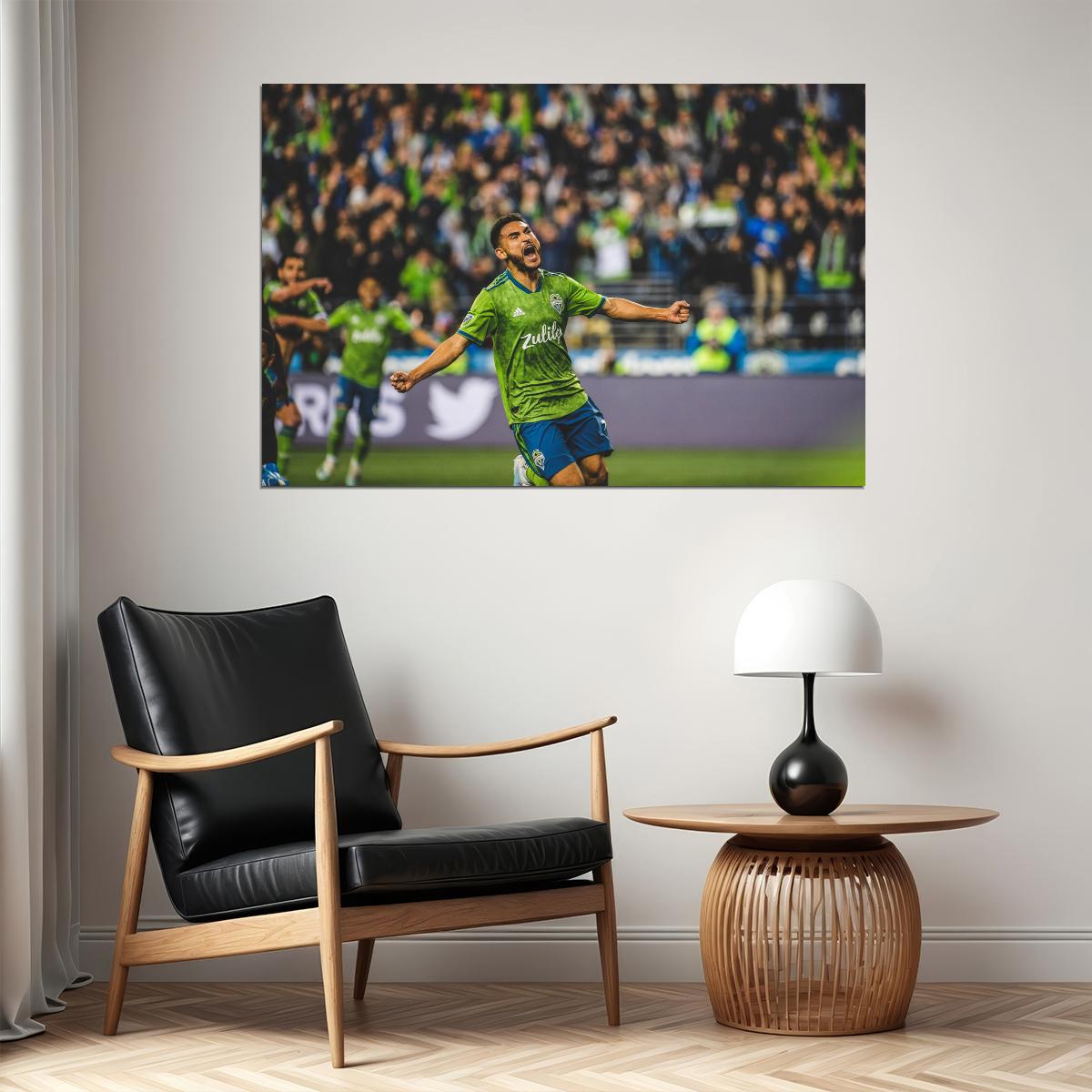 Cristian Roldan USA Soccer Poster Famous Football Superstar Motivational Sports Print