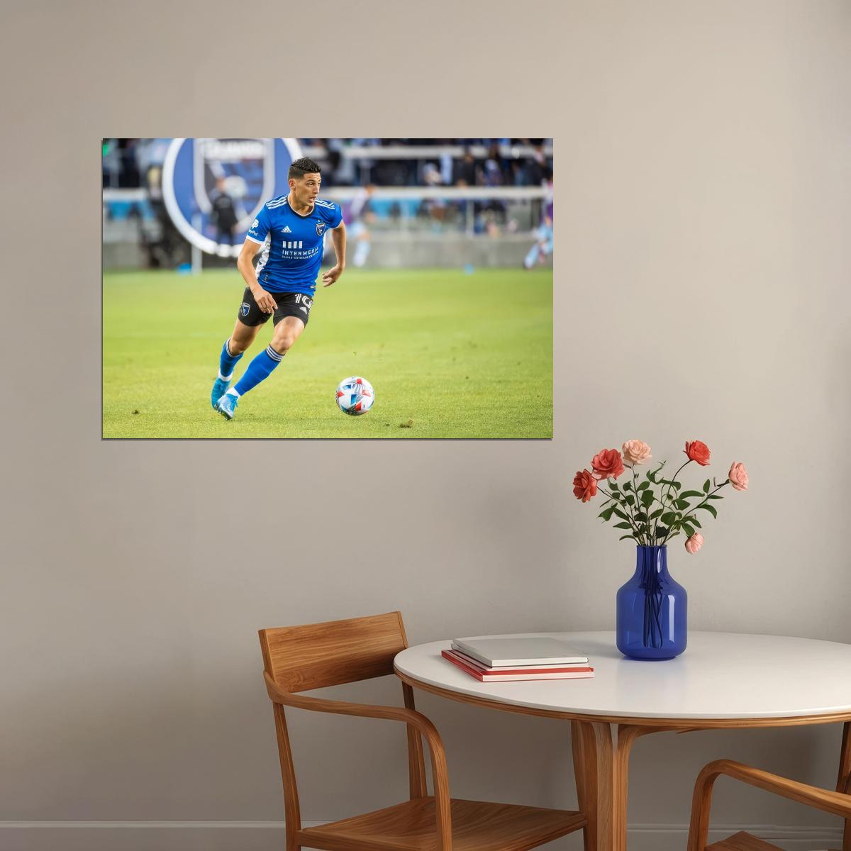 Cristian Espinoza USA Soccer Poster Famous Football Superstar Motivational Sports Print