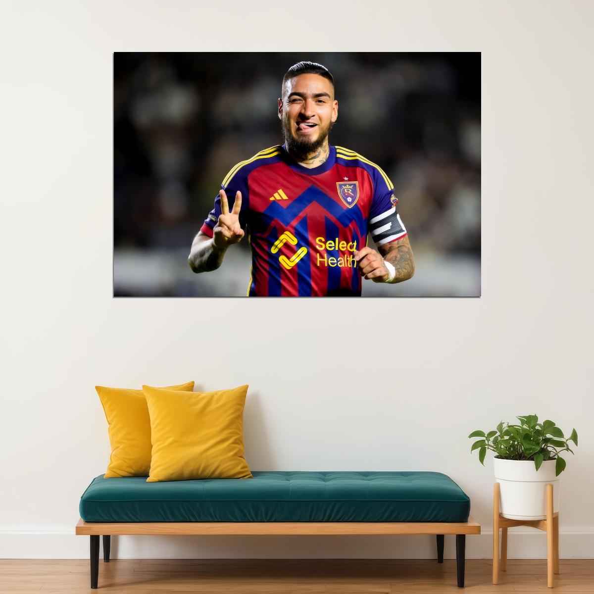 Cristian Arango USA Soccer Poster Famous Football Superstar Motivational Sports Print