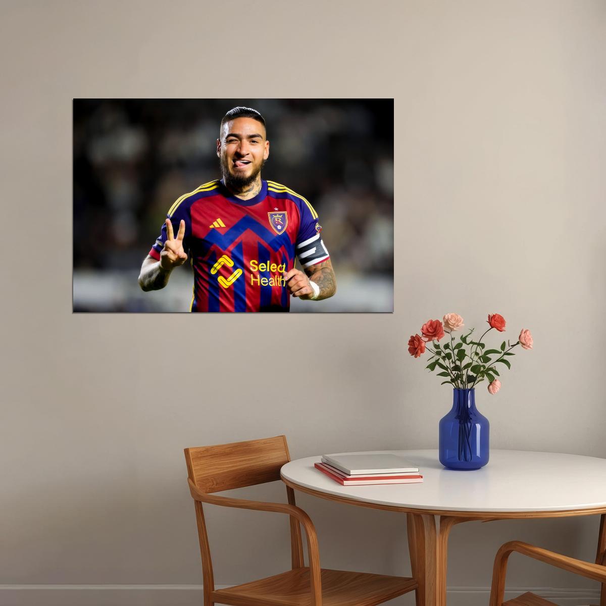 Cristian Arango USA Soccer Poster Famous Football Superstar Motivational Sports Print