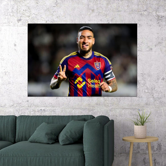 Cristian Arango USA Soccer Poster Famous Football Superstar Motivational Sports Print - xonomax