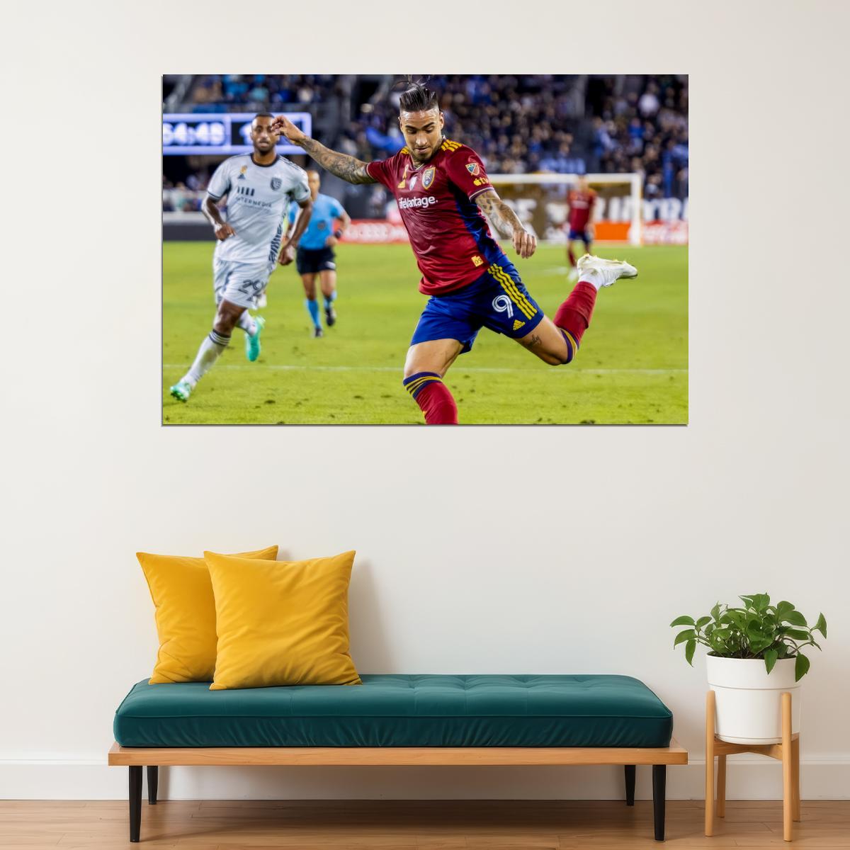 Cristian Arango USA Soccer Poster Famous Football Superstar Motivational Sports Print