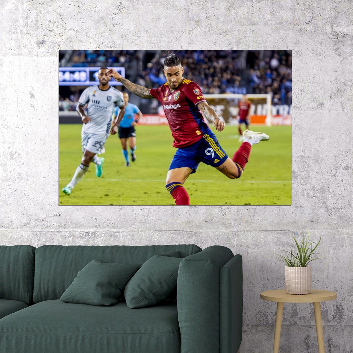 Cristian Arango USA Soccer Poster Famous Football Superstar Motivational Sports Print