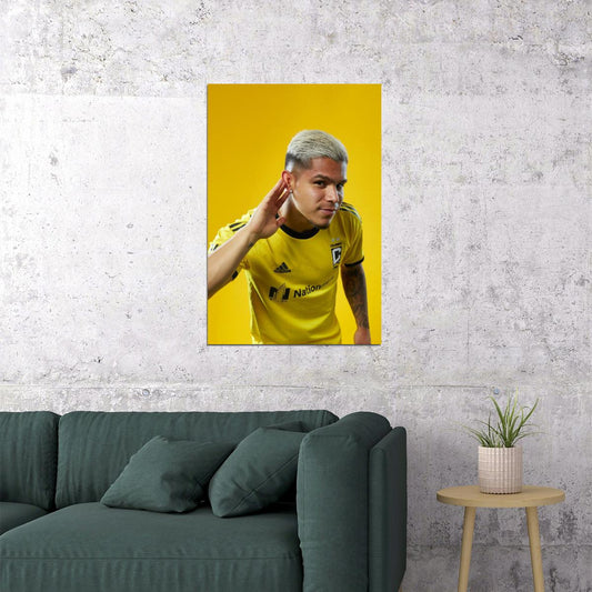 Cucho Hernandez USA Soccer Poster Famous Football Superstar Motivational Sports Print - xonomax