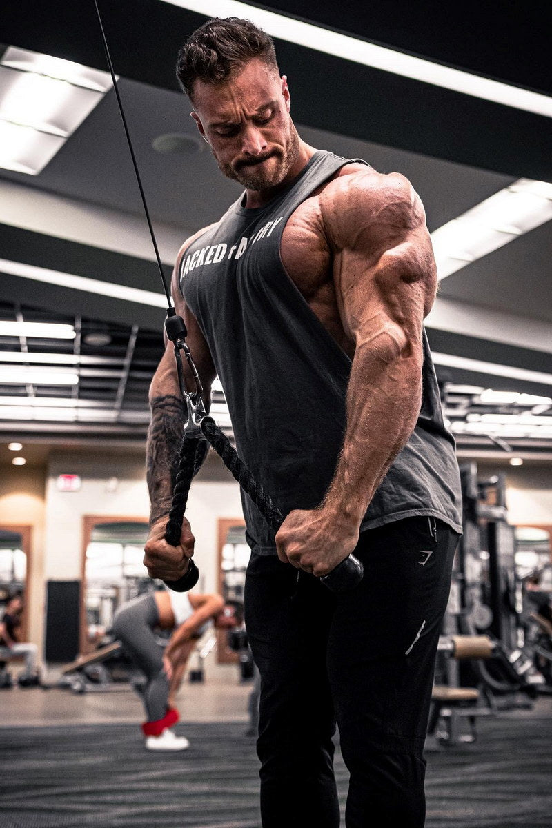 Chris Bumstead Gym Shot Famous Bodybuilder Poster Motivational Bodybuilding Workout HD Photo Print