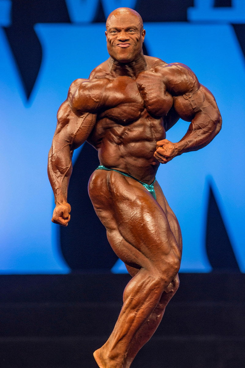 Phil Heath Side Chest Olympia Pose Famous Bodybuilder Poster Bodybuilding Workout HD Photo Print