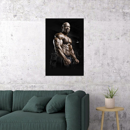 Dexter Jackson Famous Bodybuilder Poster Bodybuilding Workout HD Photo Print - xonomax