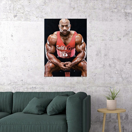 Dexter Jackson Famous Bodybuilder Poster Bodybuilding Workout HD Photo Print - xonomax