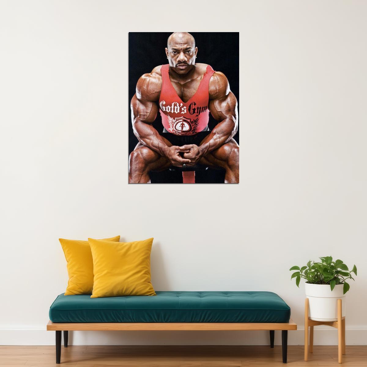 Dexter Jackson Famous Bodybuilder Poster Bodybuilding Workout HD Photo Print