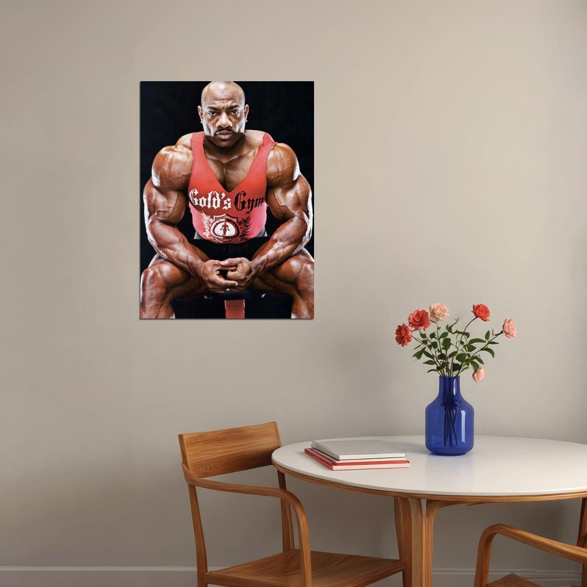 Dexter Jackson Famous Bodybuilder Poster Bodybuilding Workout HD Photo Print