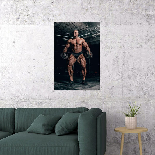 Steve Kuclo Gym Famous Bodybuilder Poster Bodybuilding Workout HD Photo Print - xonomax