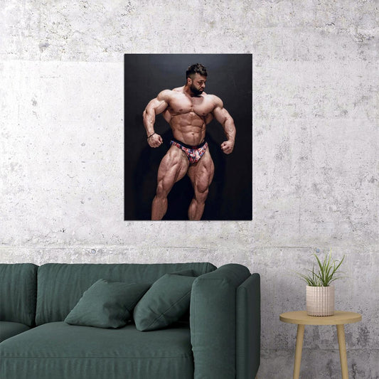 Regan Grimes Famous Bodybuilder Poster Bodybuilding Workout HD Photo Print - xonomax