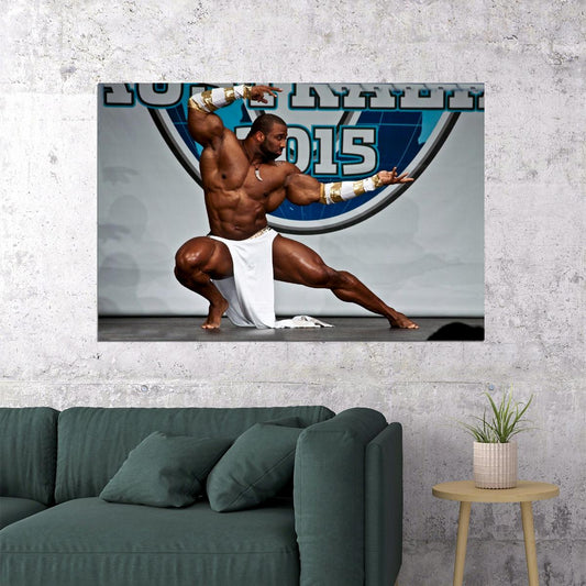 Cedric McMillan Famous Bodybuilder Poster Bodybuilding Workout HD Photo Print - xonomax