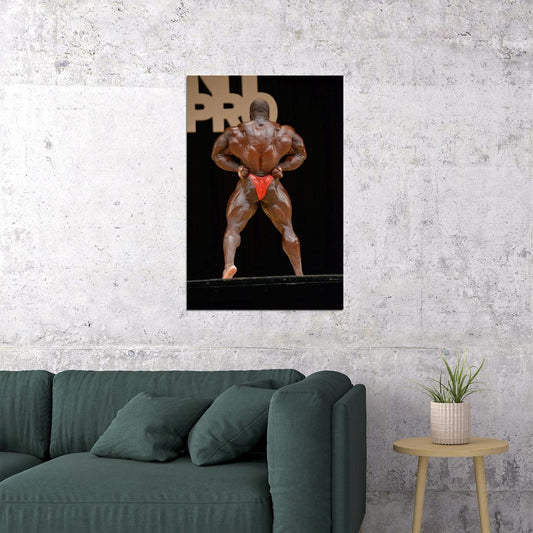 Akim Williams Olympia Back Shot Famous Bodybuilder Poster Bodybuilding Workout HD Photo Print - xonomax