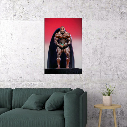 Akim Williams Olympia Shot Famous Bodybuilder Poster Bodybuilding Workout HD Photo Print - xonomax