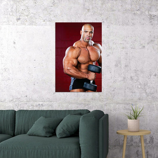 Juan Morel Famous Bodybuilder Poster Bodybuilding Workout HD Photo Print - xonomax