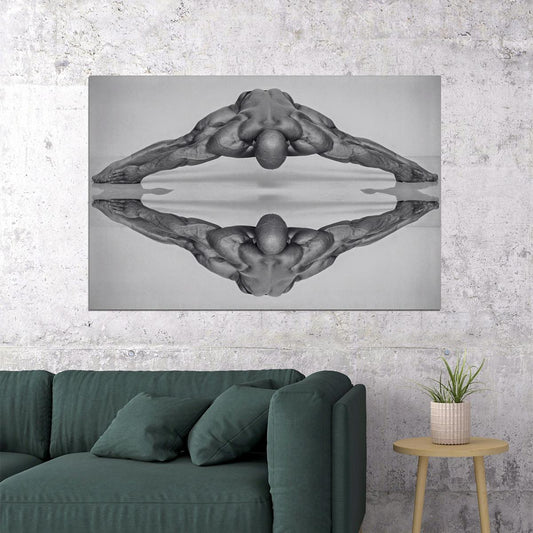 Lukas Osladil Black And White Famous Bodybuilder Poster Bodybuilding Workout HD Photo Print - xonomax