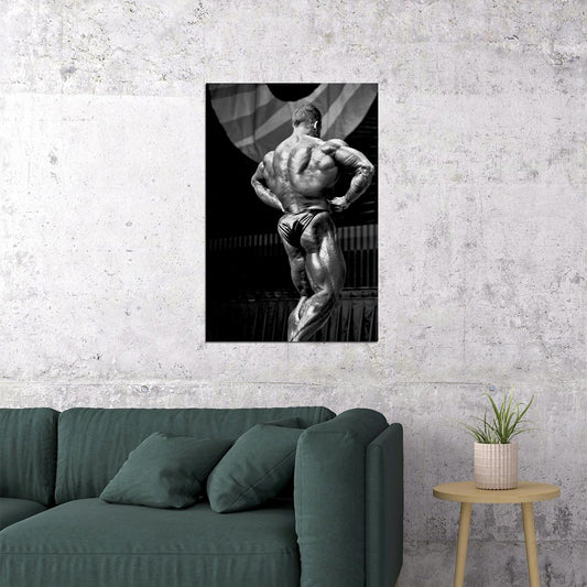 Dorian Yates Old School Bodybuilding Icon Poster Famous Bodybuilder HD Photo Print - xonomax