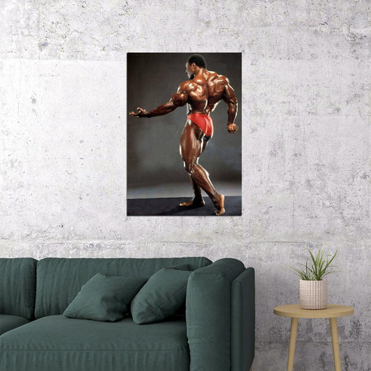 Lee Haney Old School Bodybuilding Icon Poster Famous Bodybuilder HD Photo Print - xonomax