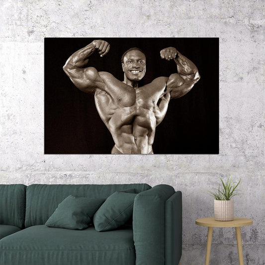 Lee Haney Old School Bodybuilding Icon Poster Famous Bodybuilder HD Photo Print - xonomax