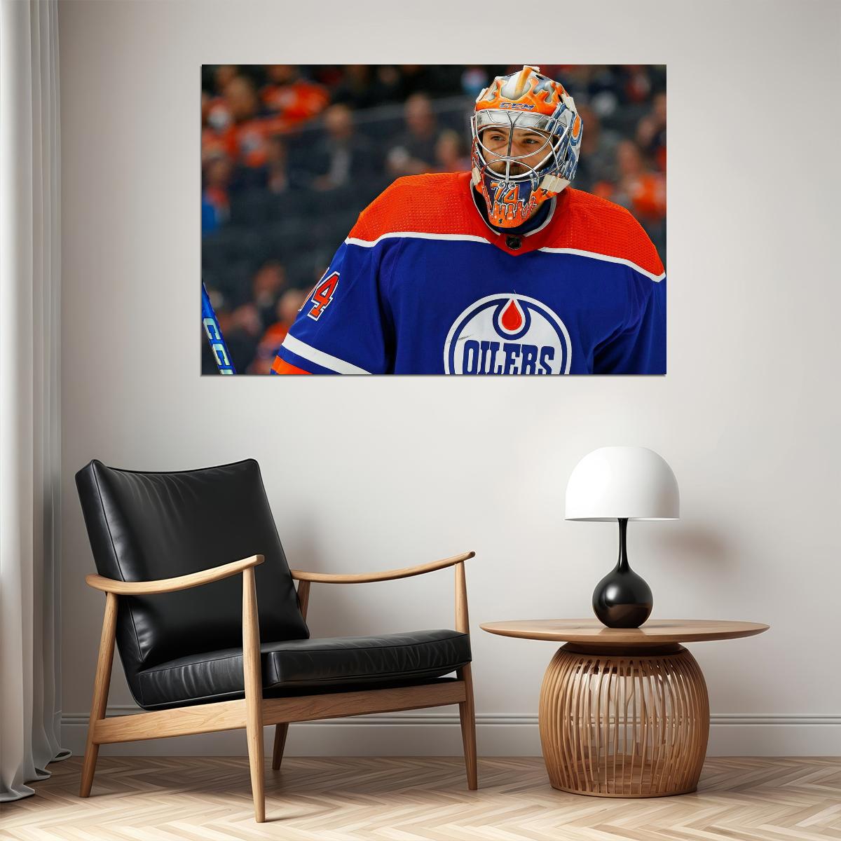 Stuart Skinner Famous USA Hockey Player Poster North America Hockey HD Photo Print