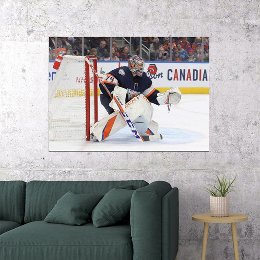 Stuart Skinner Famous USA Hockey Player Poster North America Hockey HD Photo Print - xonomax