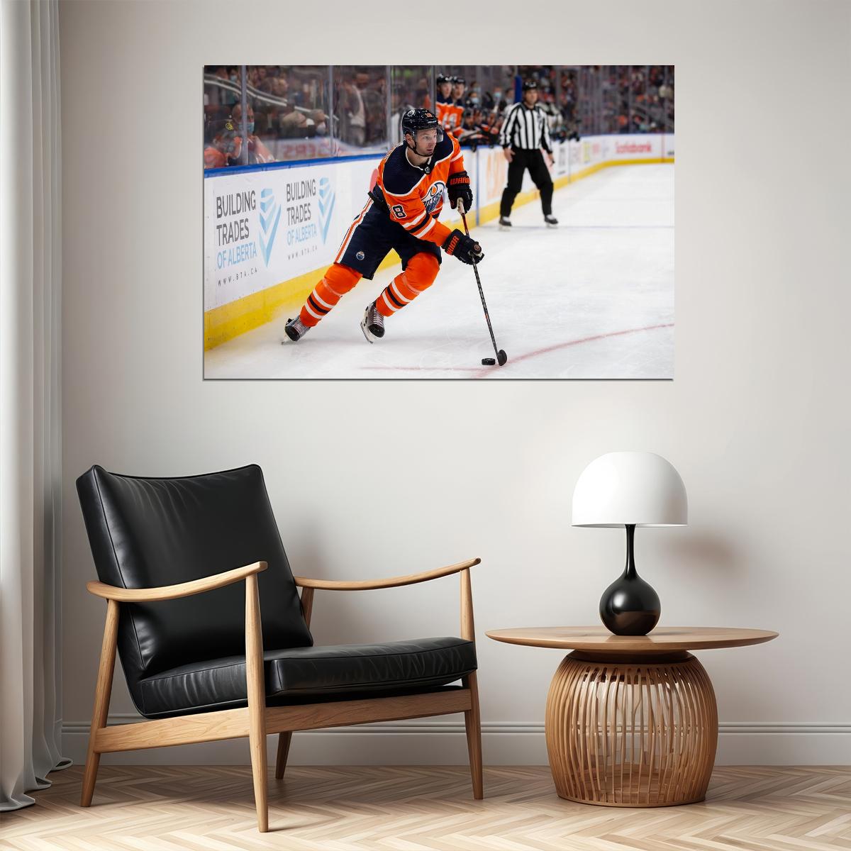 Zach Hyman Famous USA Hockey Player Poster North America Hockey HD Photo Print