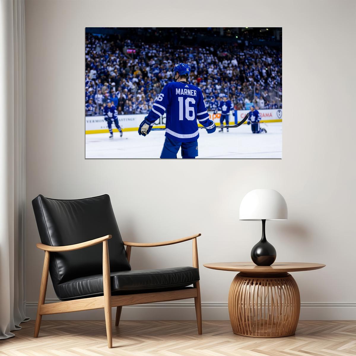 Mitch Marner Back Shot Famous USA Hockey Player Poster North America Hockey HD Photo Print
