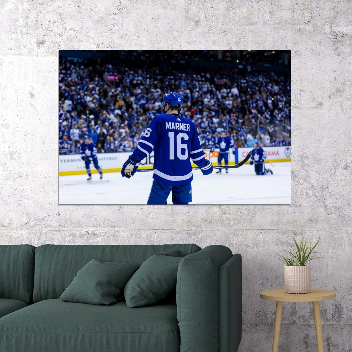 Mitch Marner Back Shot Famous USA Hockey Player Poster North America Hockey HD Photo Print