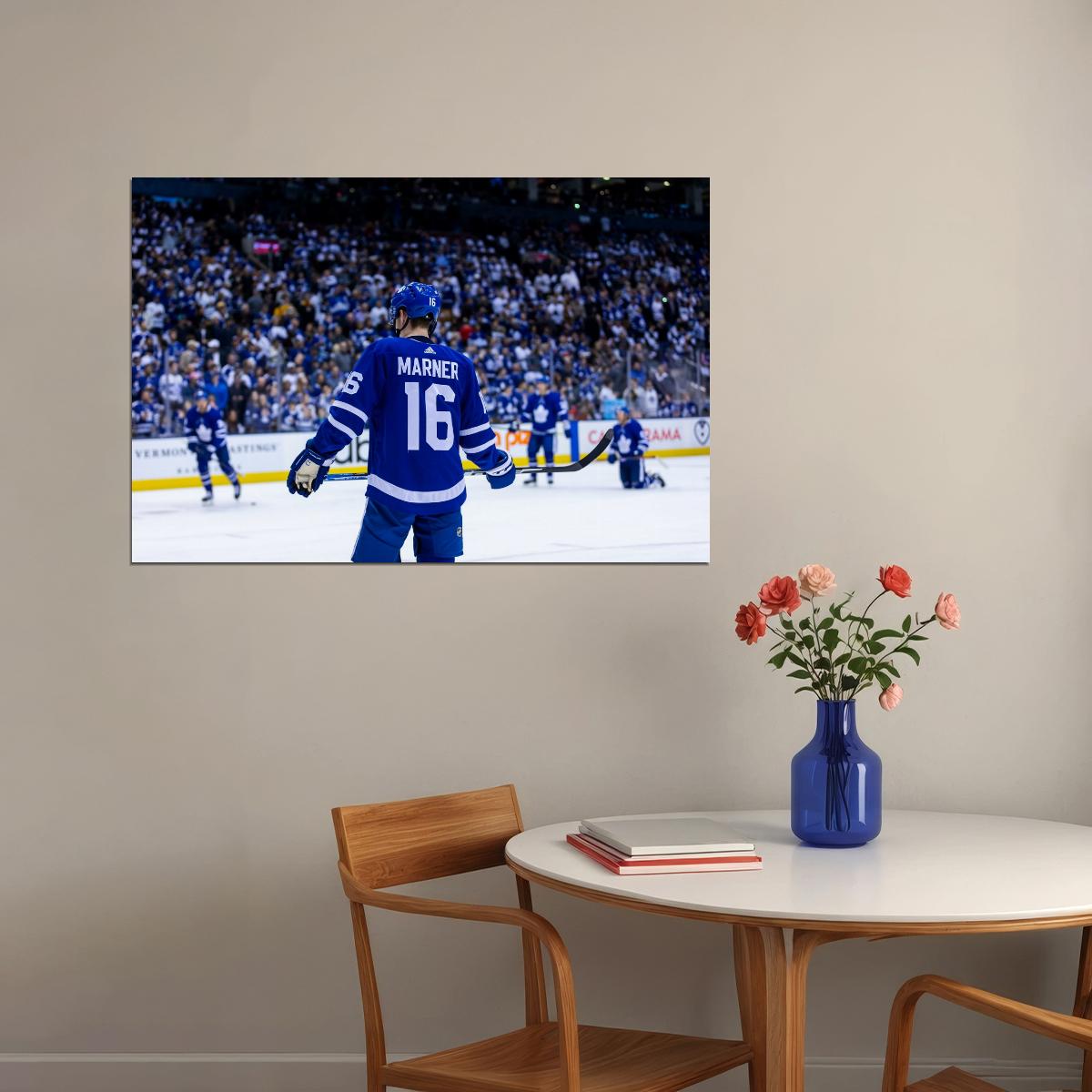 Mitch Marner Back Shot Famous USA Hockey Player Poster North America Hockey HD Photo Print