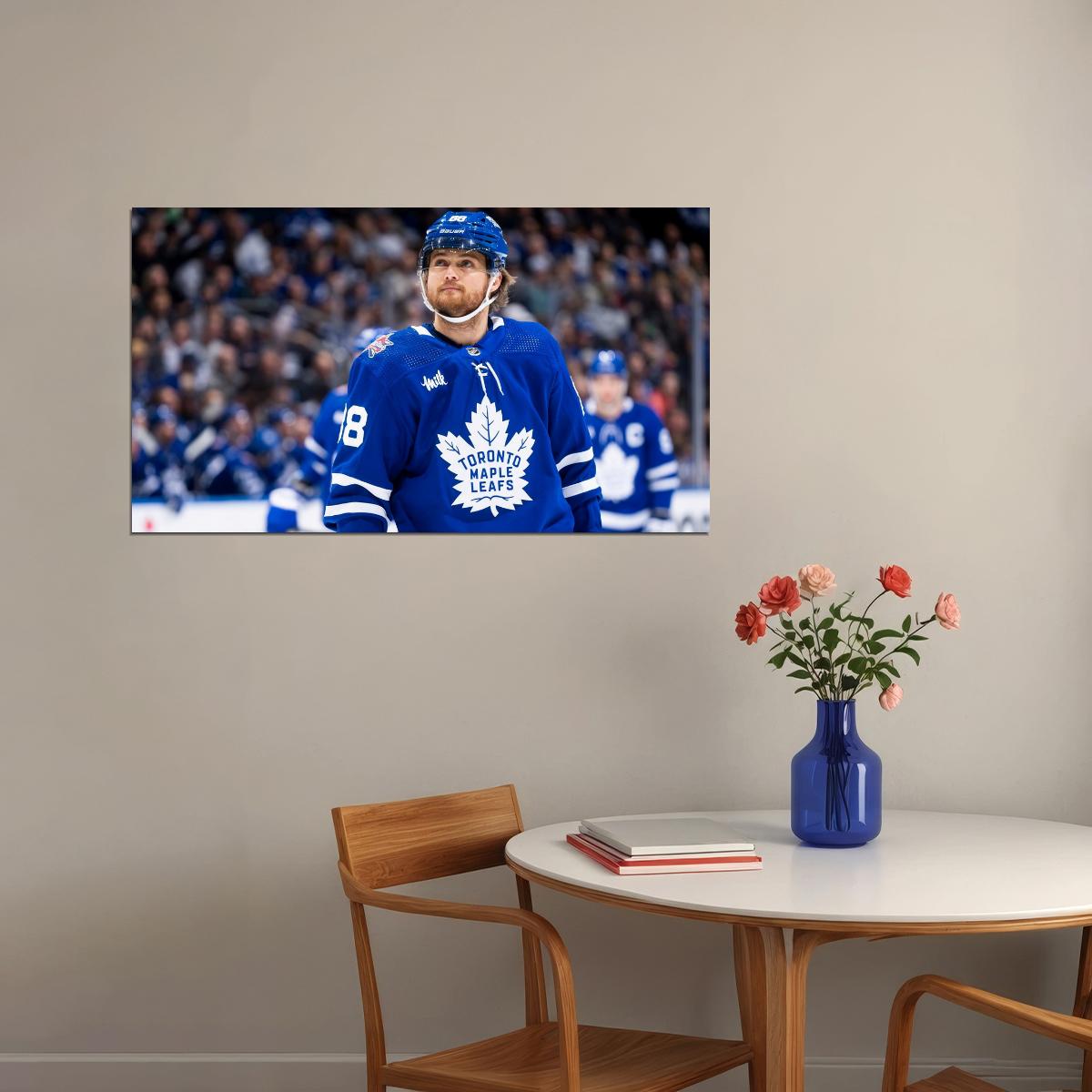William Nylander Famous USA Hockey Player Poster North America Hockey HD Photo Print