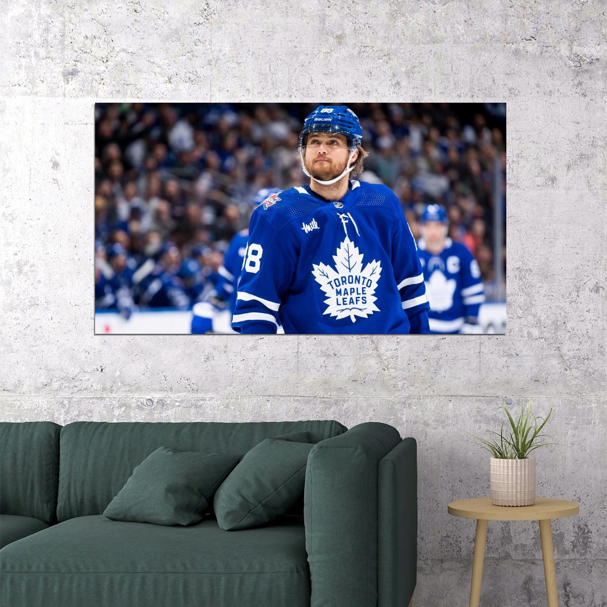 William Nylander Famous USA Hockey Player Poster North America Hockey HD Photo Print