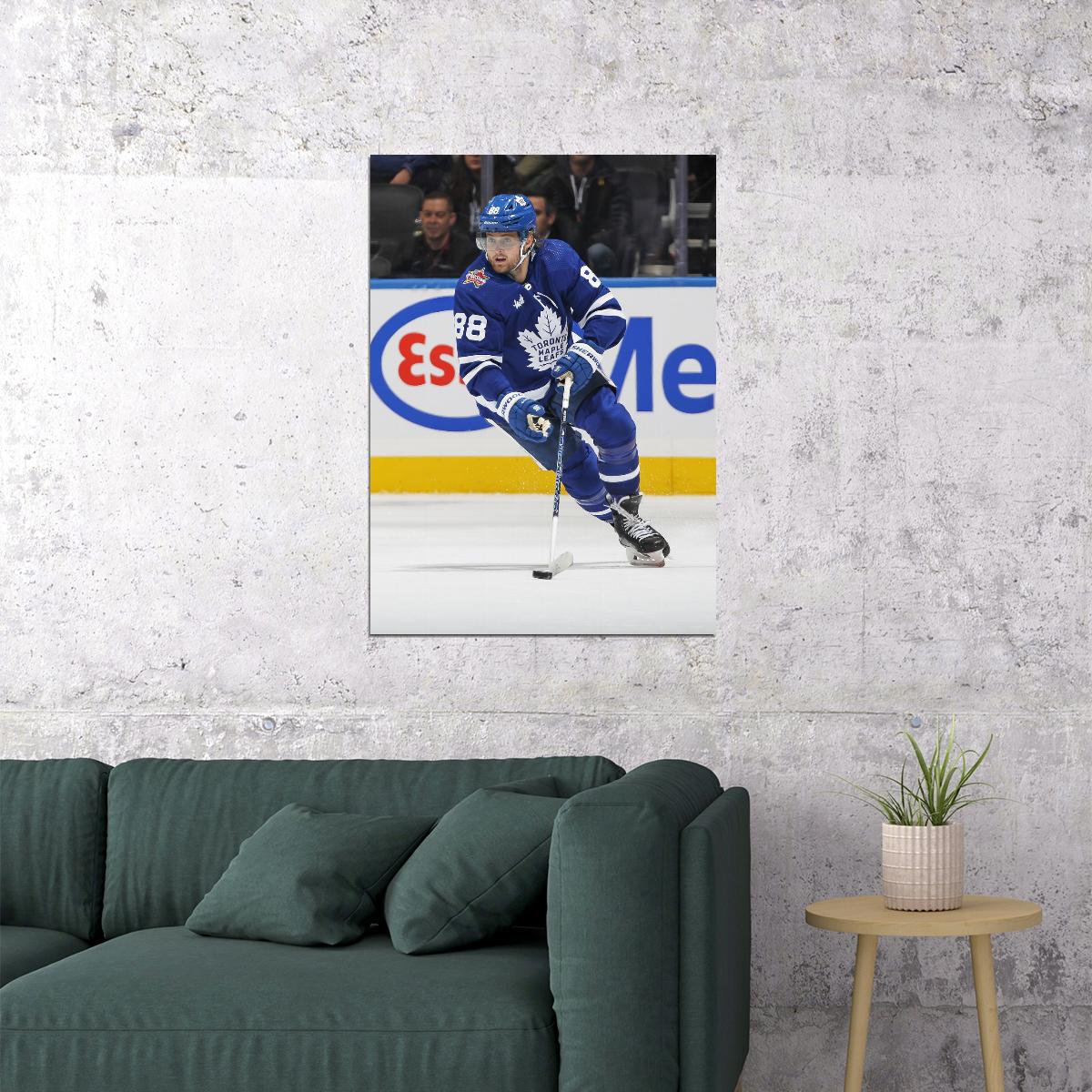 William Nylander Famous USA Hockey Player Poster North America Hockey HD Photo Print