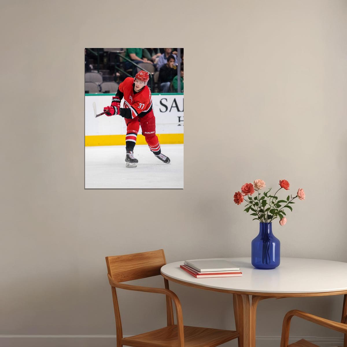 Andrei Svechnikov Famous USA Hockey Player Poster North America Hockey HD Photo Print