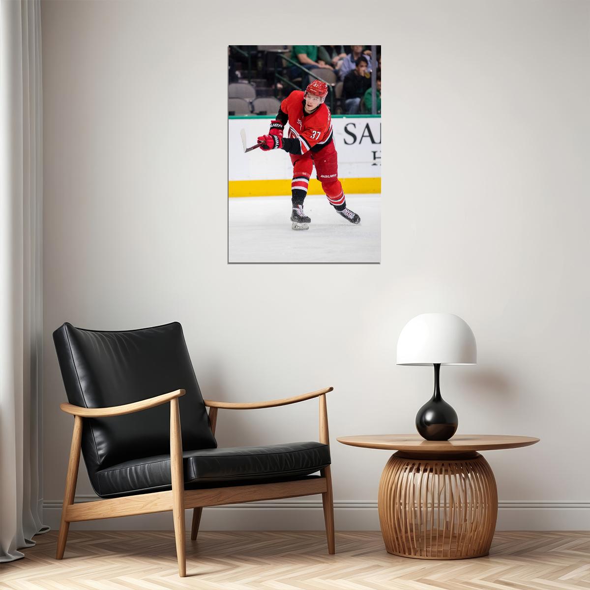 Andrei Svechnikov Famous USA Hockey Player Poster North America Hockey HD Photo Print
