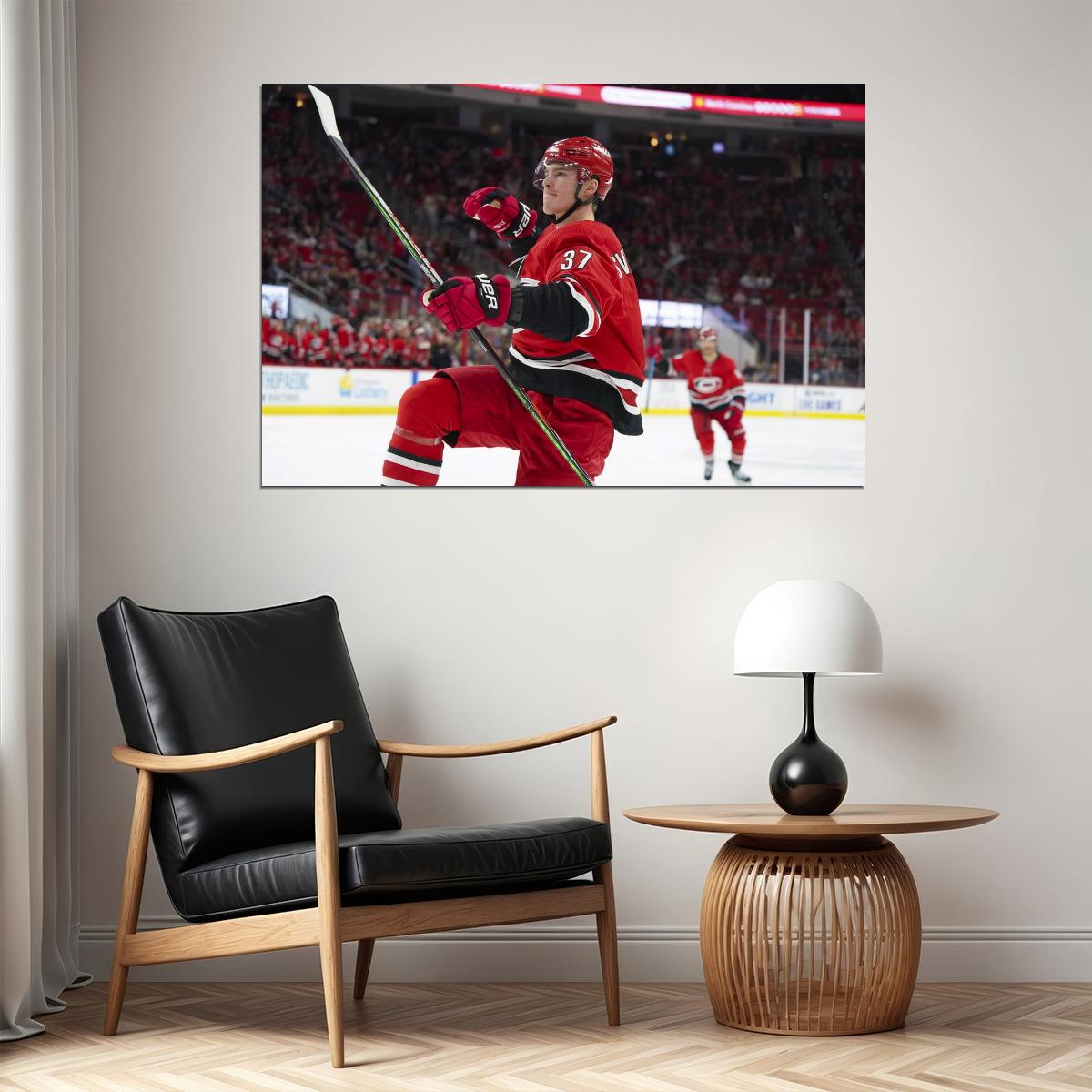 Andrei Svechnikov Famous USA Hockey Player Poster North America Hockey HD Photo Print