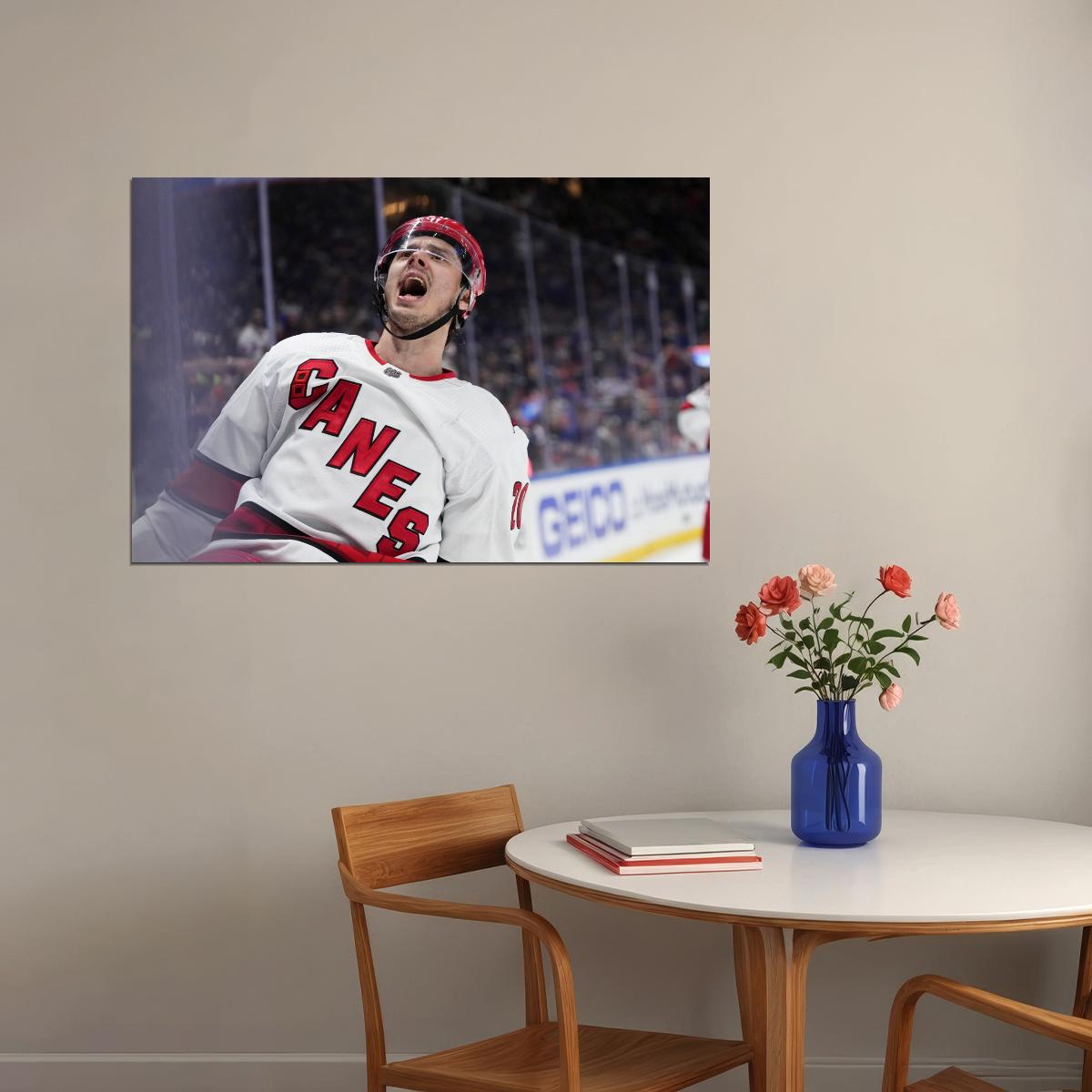 Brady Skjei Scream Famous USA Hockey Player Poster North America Hockey HD Photo Print