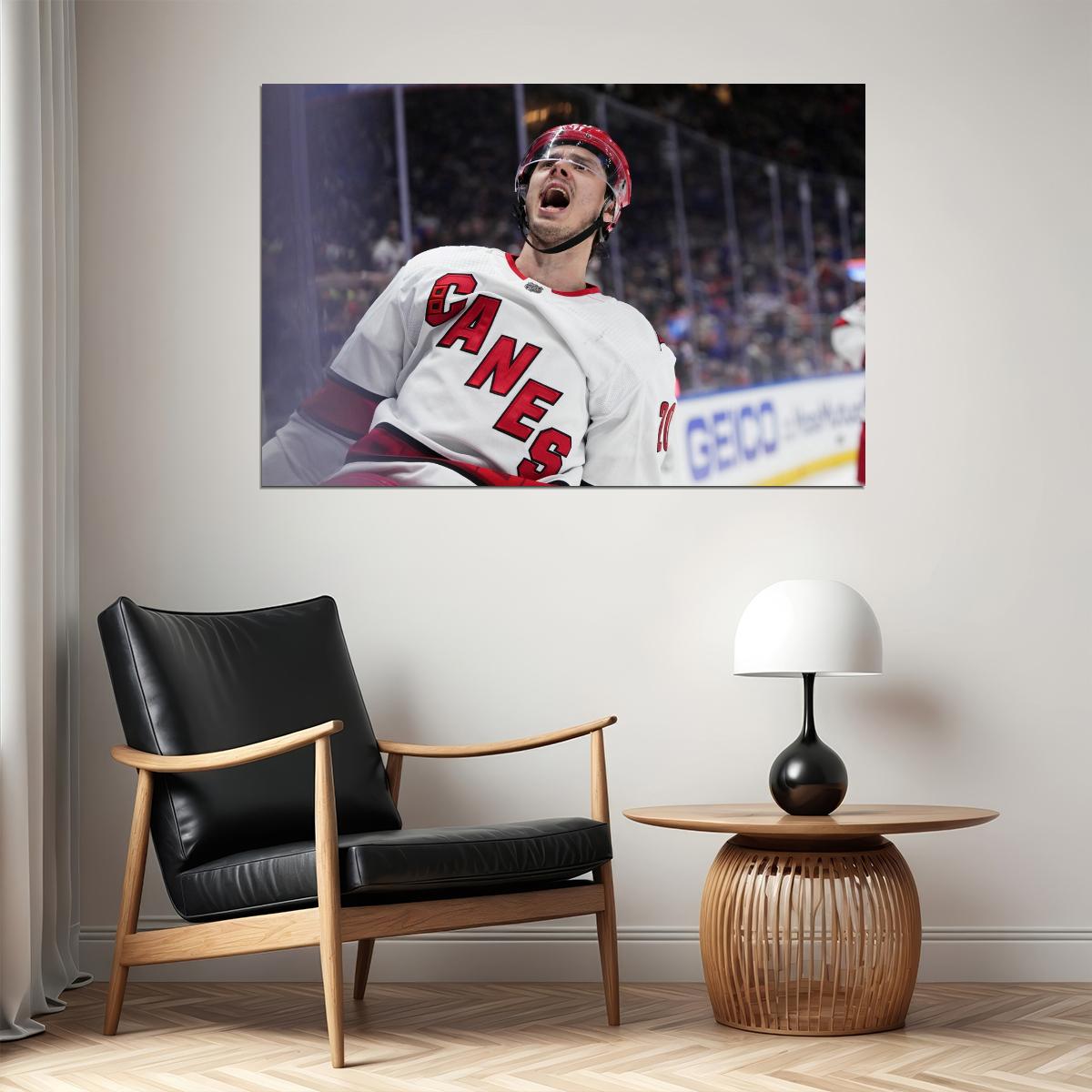 Brady Skjei Scream Famous USA Hockey Player Poster North America Hockey HD Photo Print
